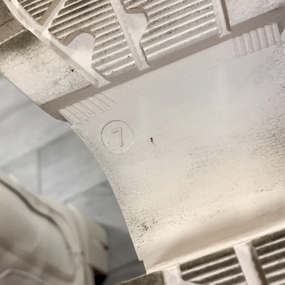 cream chunky platform tinstree boots 7 - Picture 5 of 5